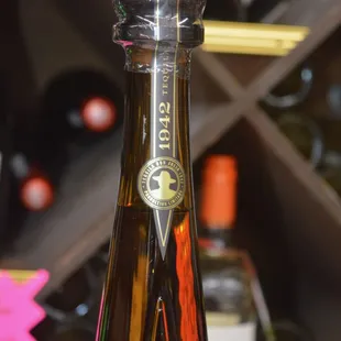 a bottle of wine