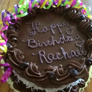 Customized Mounds Cake