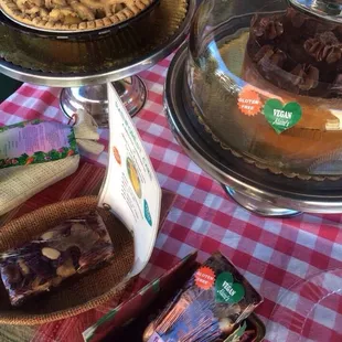 Rainforest cake, Apple pie, and chocolate brownie cake for the St Phillips Market