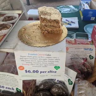 Carrot cake, didn't try but looked great!