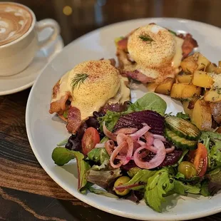 Cappuccino and Florentine Benedict