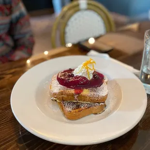 Cheese stuffed French toast