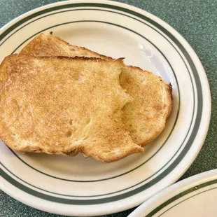 Sourdough toast. Oops I took a bite already.