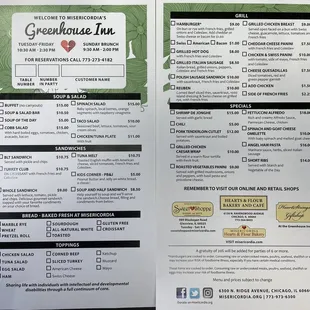 The menu has a new look, but it&apos;s the same delicious food as always!