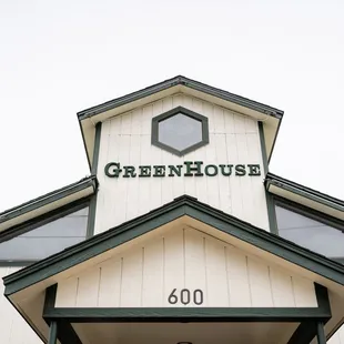 the front of the building