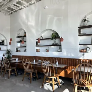 tables and chairs