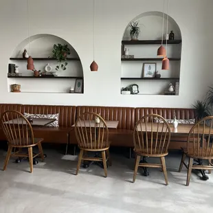 The beautiful seating area
