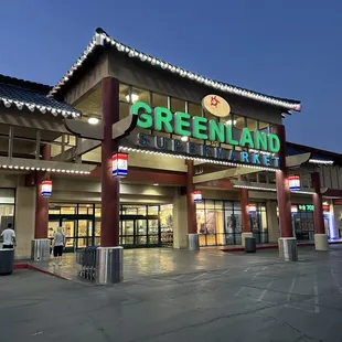 the front of the store