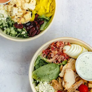 salads, food