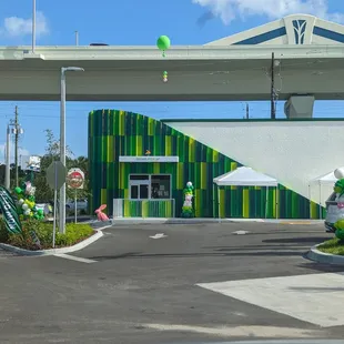 Outside drive through
