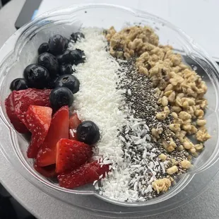 Blue Majik bowl with acai added