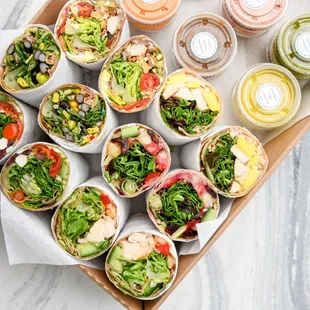 Enjoy our Signature &amp; Gourmet Wrap Packages
