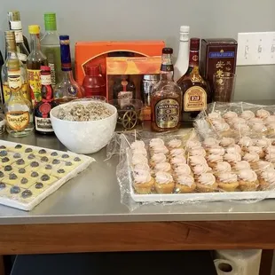 Set up for desserts!