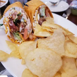 Seafood Club Wrap