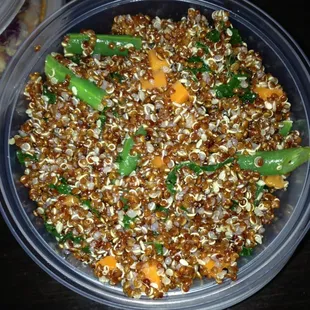 Red Quinoa and Kale Salad
