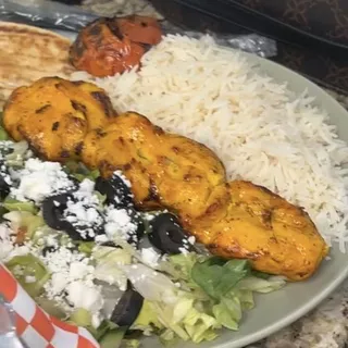 Chicken Breast Kabob Wrap