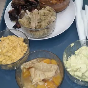 One dinner plus a few sides