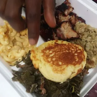 Mannn the food is soooo good. I eat too much of it. My favorite is there peach cobber.