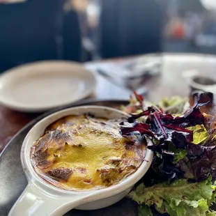 Broccoli and polenta gratin