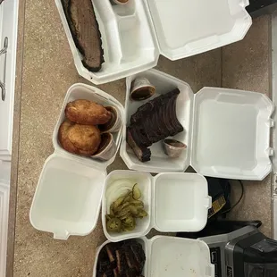 Brisket,  Brisket Biscuit Pork Belly Bites 3 Baby Back Ribs