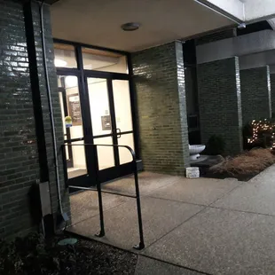 Civic Center entrance.