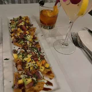 Mango Ahi Nachos