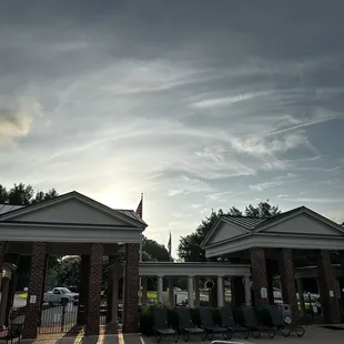 Main Entrance to Pool and Main building