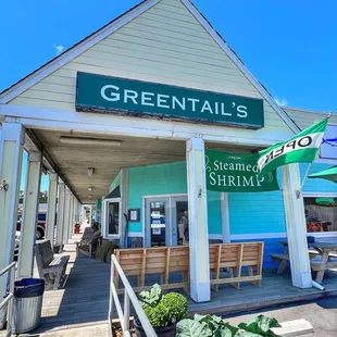 Exterior of the entrance