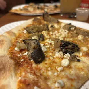 Eggplant, feta and hot honey