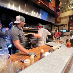 interior, sushi and sashimi