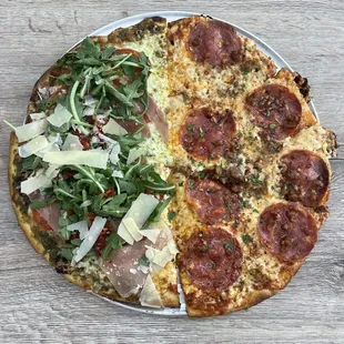 pizza, food