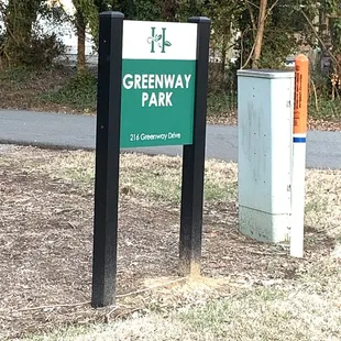 Park sign