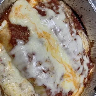 Manicotti...enough for two