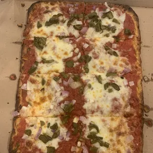 Not just burned on the edges, so hard we couldn't chew it