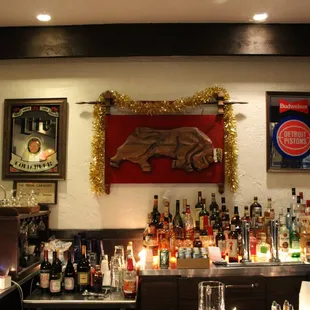 The space above the bar is available to rent out for parties, which we did for NYE. You get your own bar and bartender.