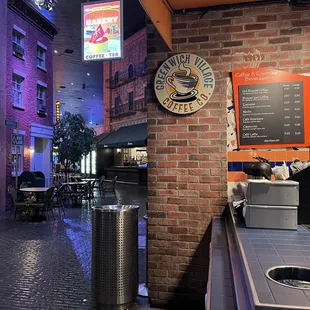 the interior of a coffeehouse