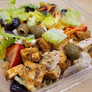 Custom create salad from Salad Bar