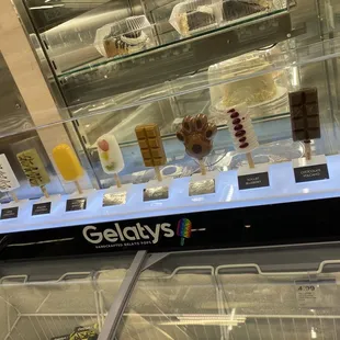 Gelato pops