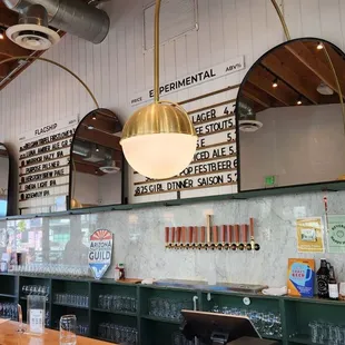 a view of the bar area