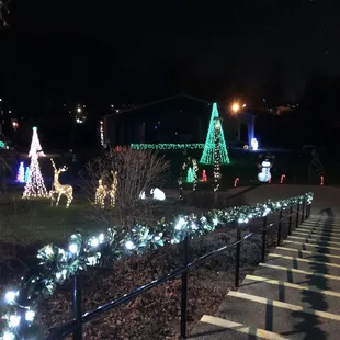 Steps down to the trail