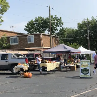 farmers selling their produce