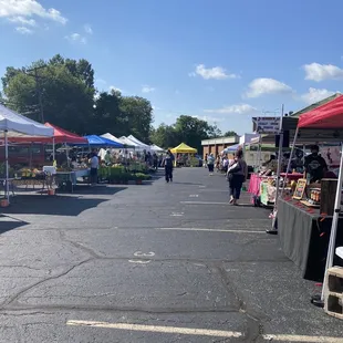 Booths at Greenwood Farmers Market