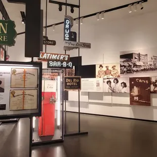 Museum room about the decades after the massacre