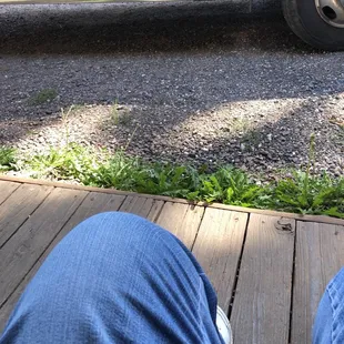 Our "wonderful " view from our deck