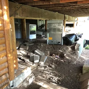 Other appliances under some cabin decks.