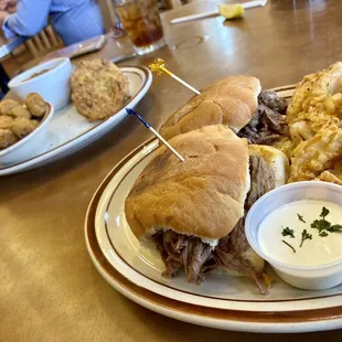 Pot roast sliders special