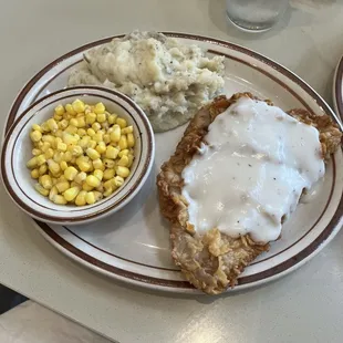 Chicken fried steak yummy