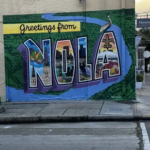 The NOLA sign!!!