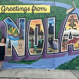 Me in front of the mural :)