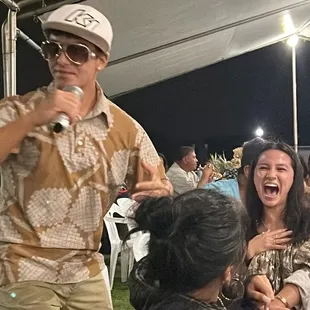 My SHY nephew, Ka'ohu as Bruno Mars!